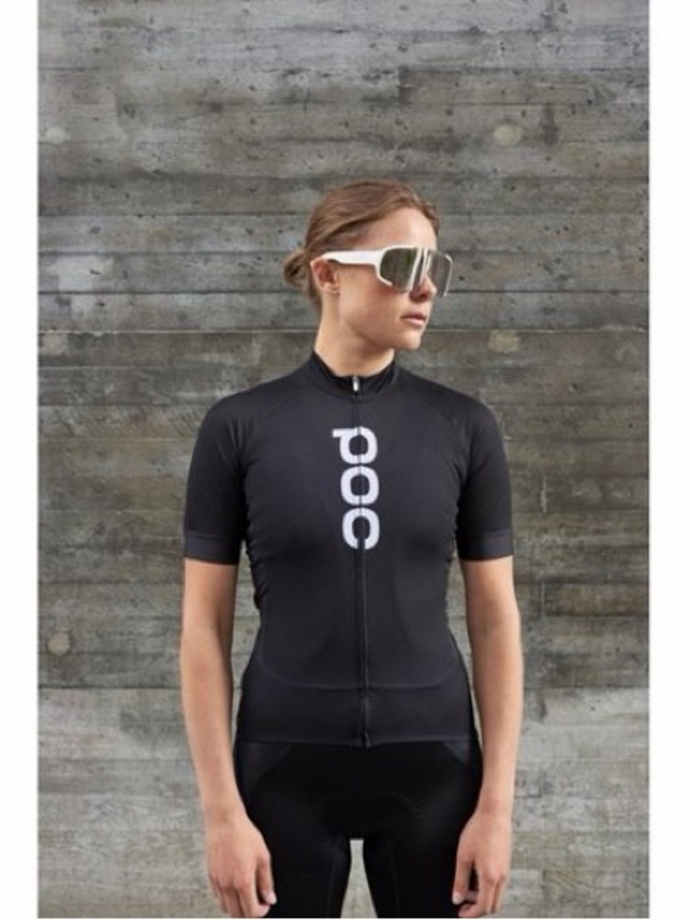 POC Black Short Sleeve Cycling Jersey